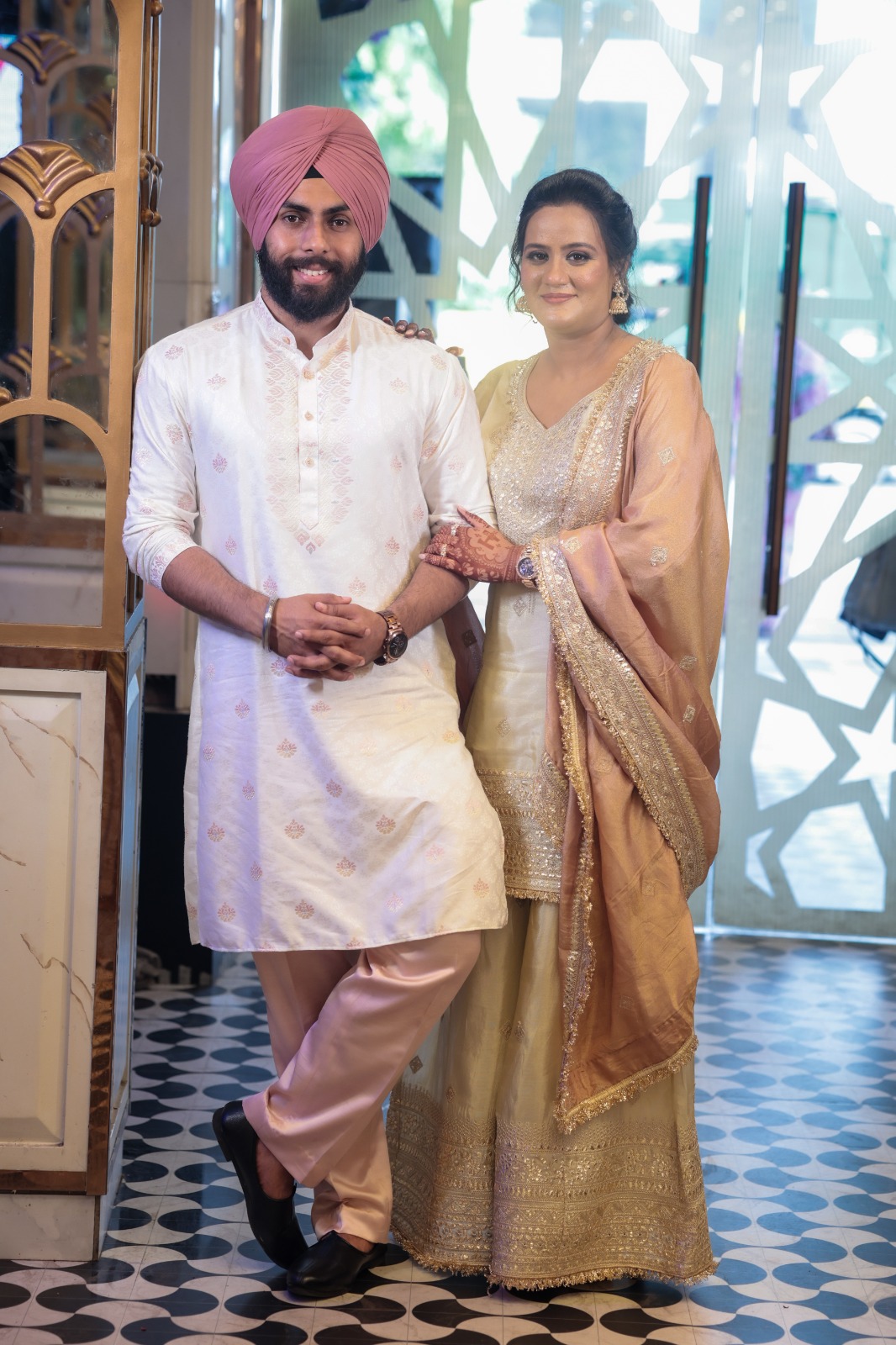 The couple together